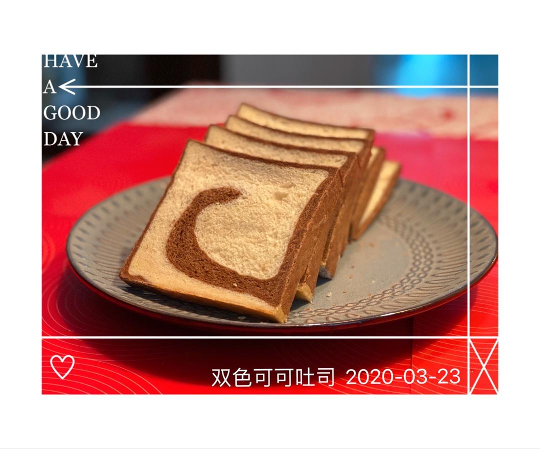 双色可可吐司（一次发酵）
