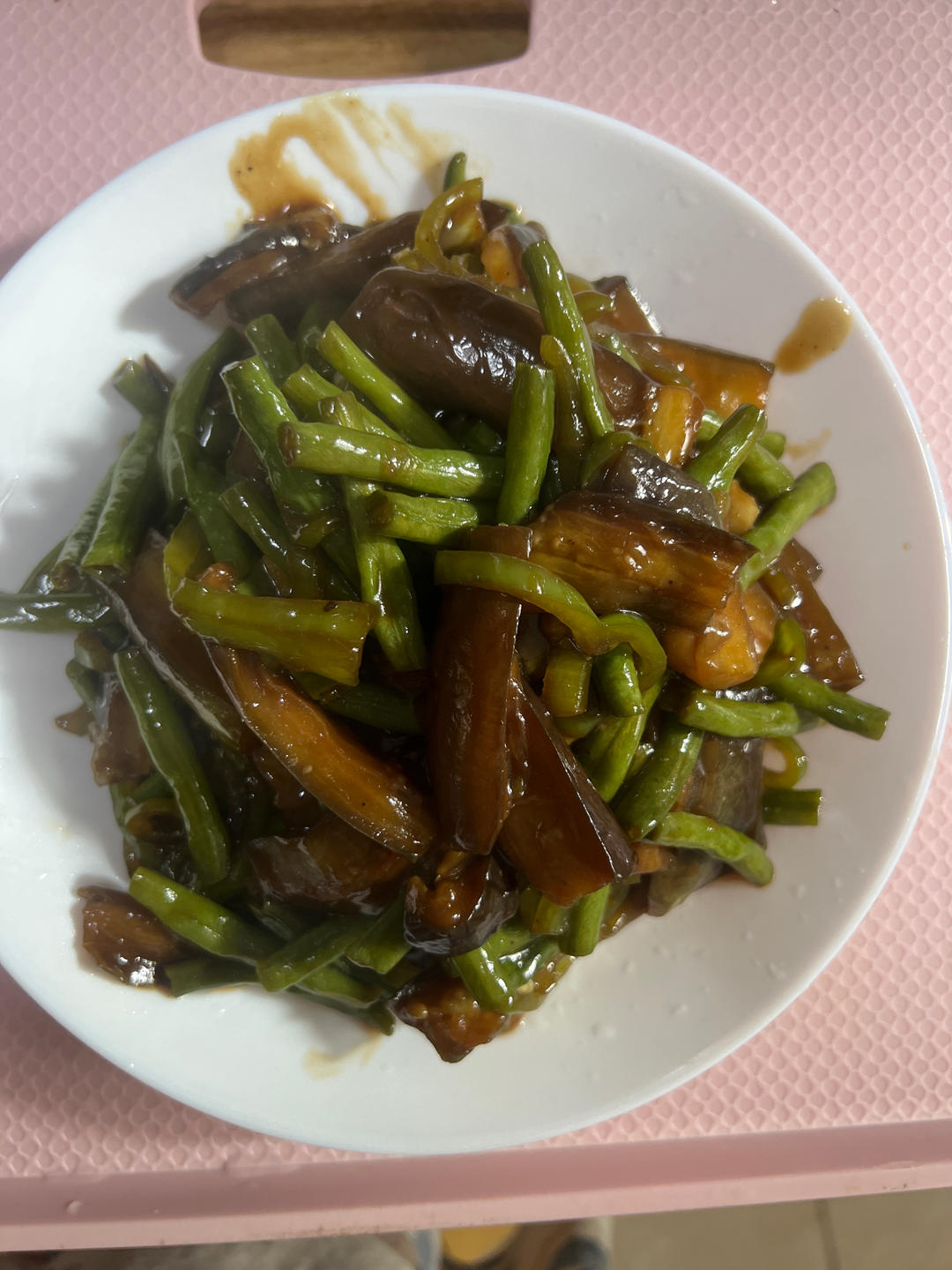 豆角茄子🍆省油版——夏天里的素菜是主题。