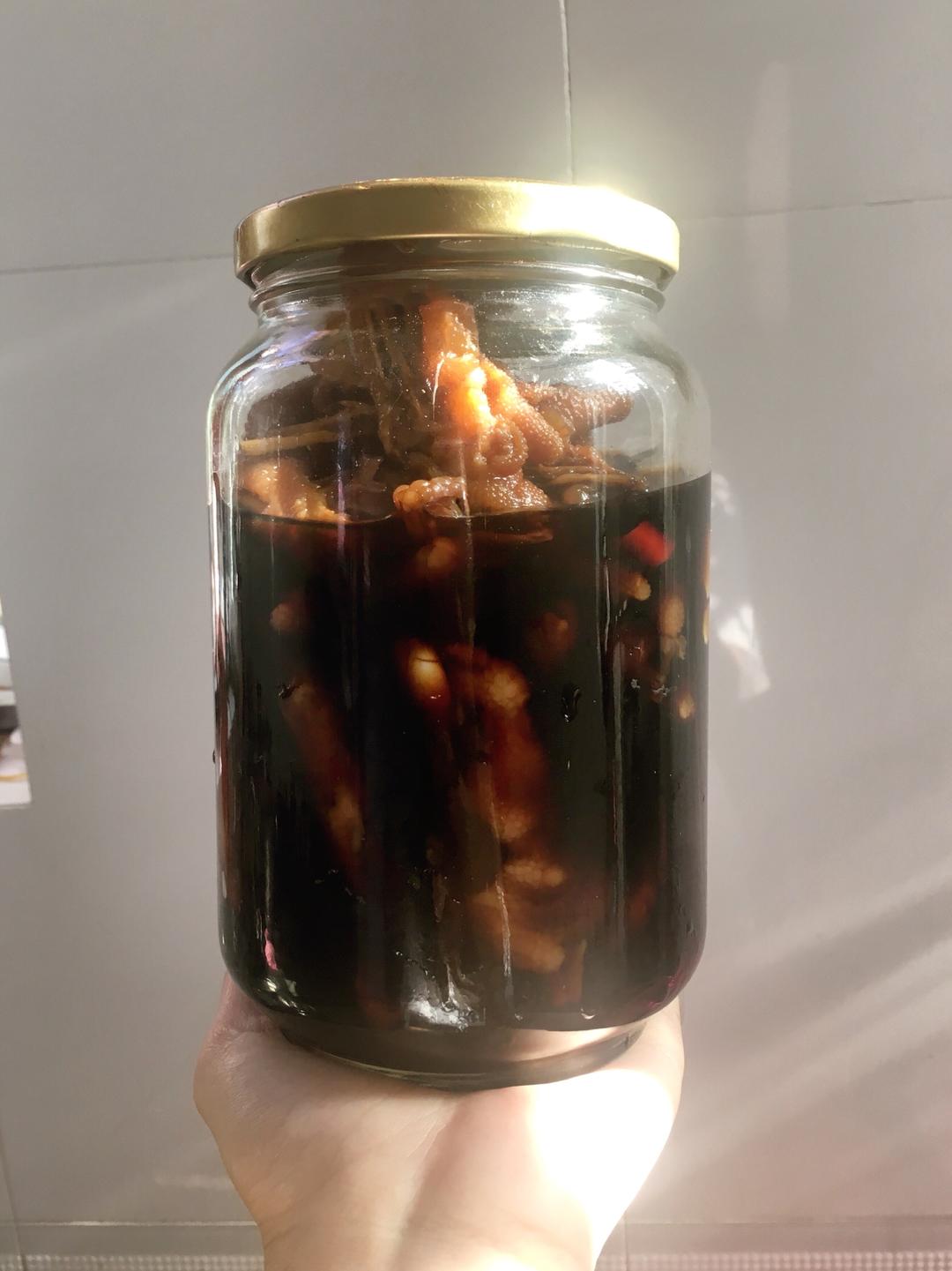 秘制鸡脚的做法