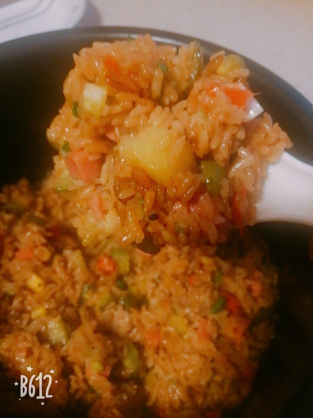 「香喷喷的懒人快手营养焖饭」少油南瓜/香肠焖饭