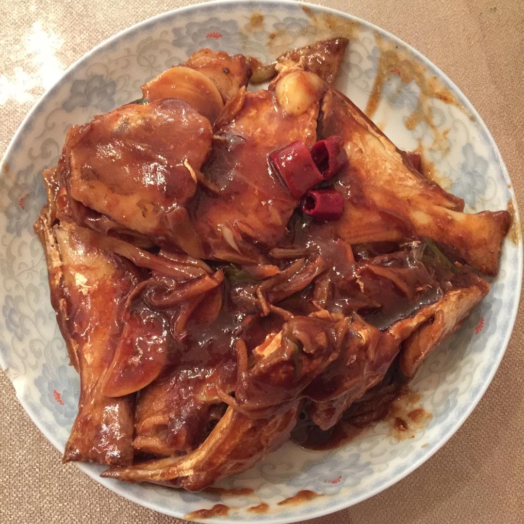 红烧马面鱼