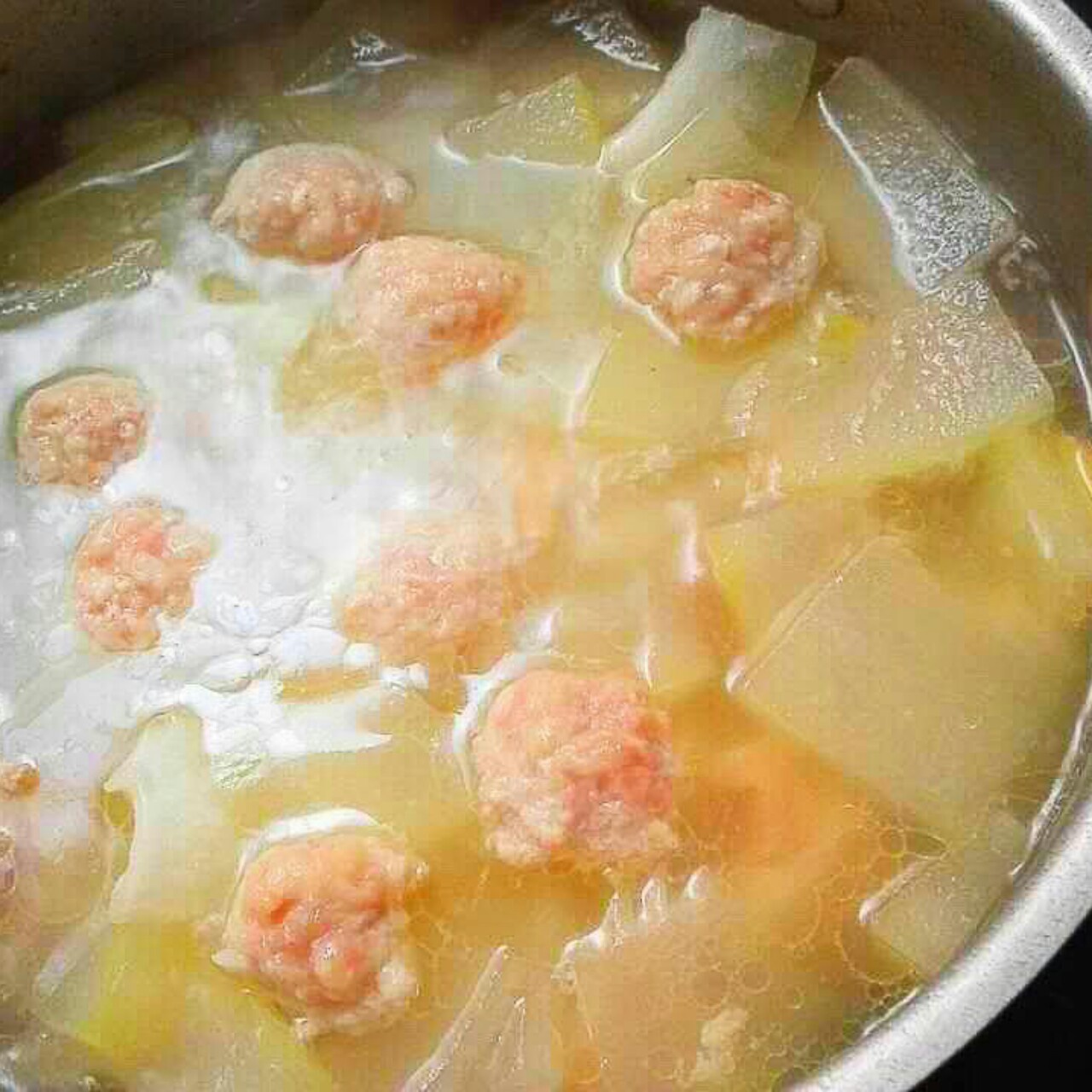 冬瓜汆丸子汤