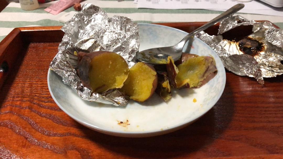 烤地瓜（烤箱初试）