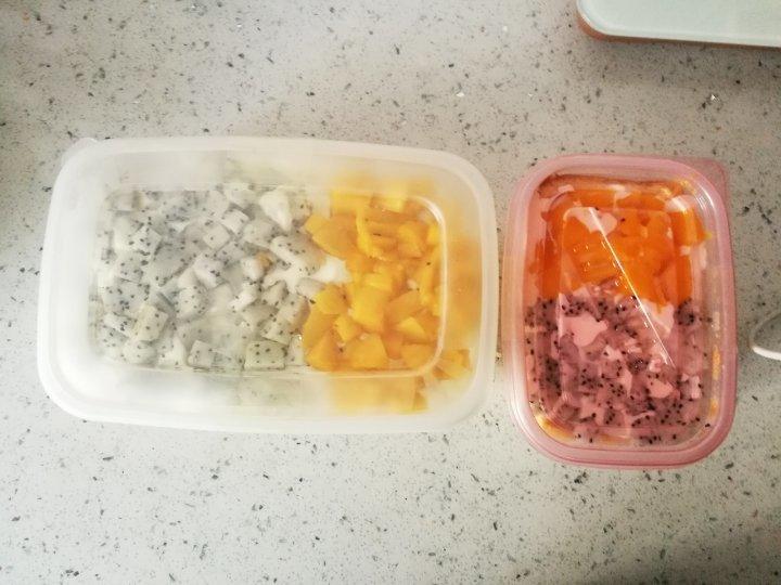 简单快手的便当饭盒水果盒子蛋糕