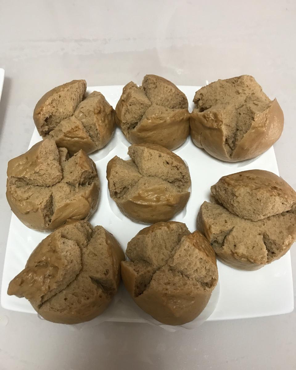 妥妥的红糖开花馒头