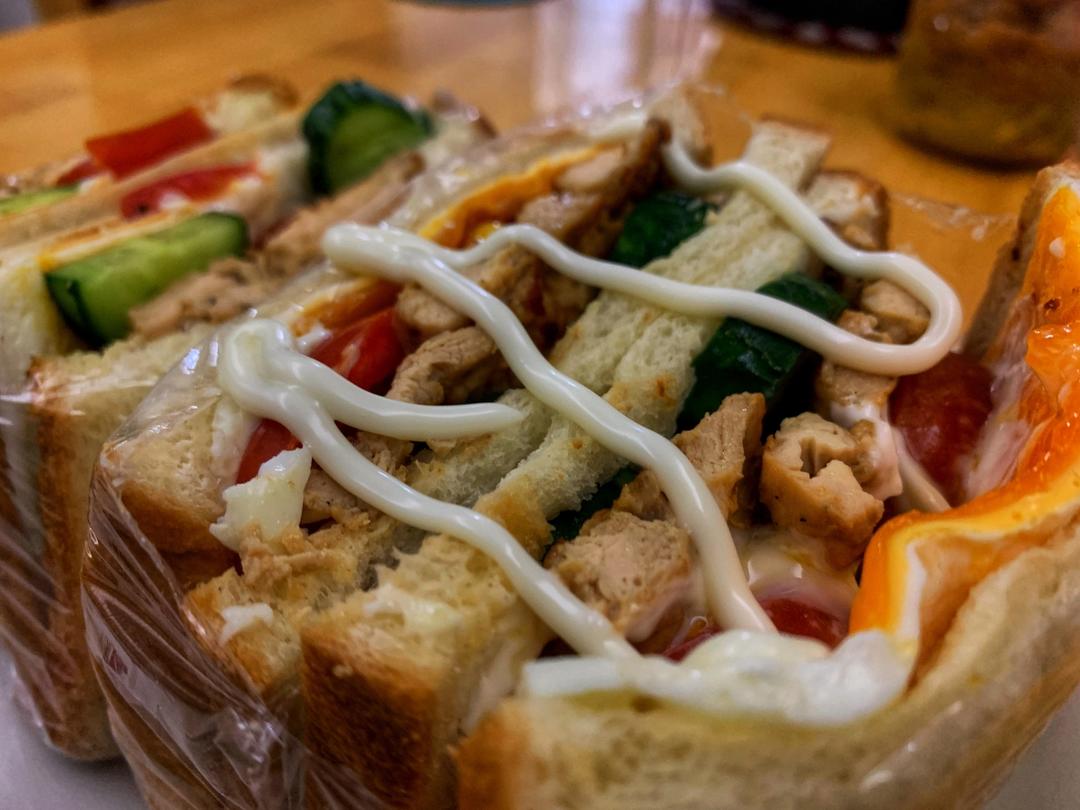随意任性发挥的早餐三明治
