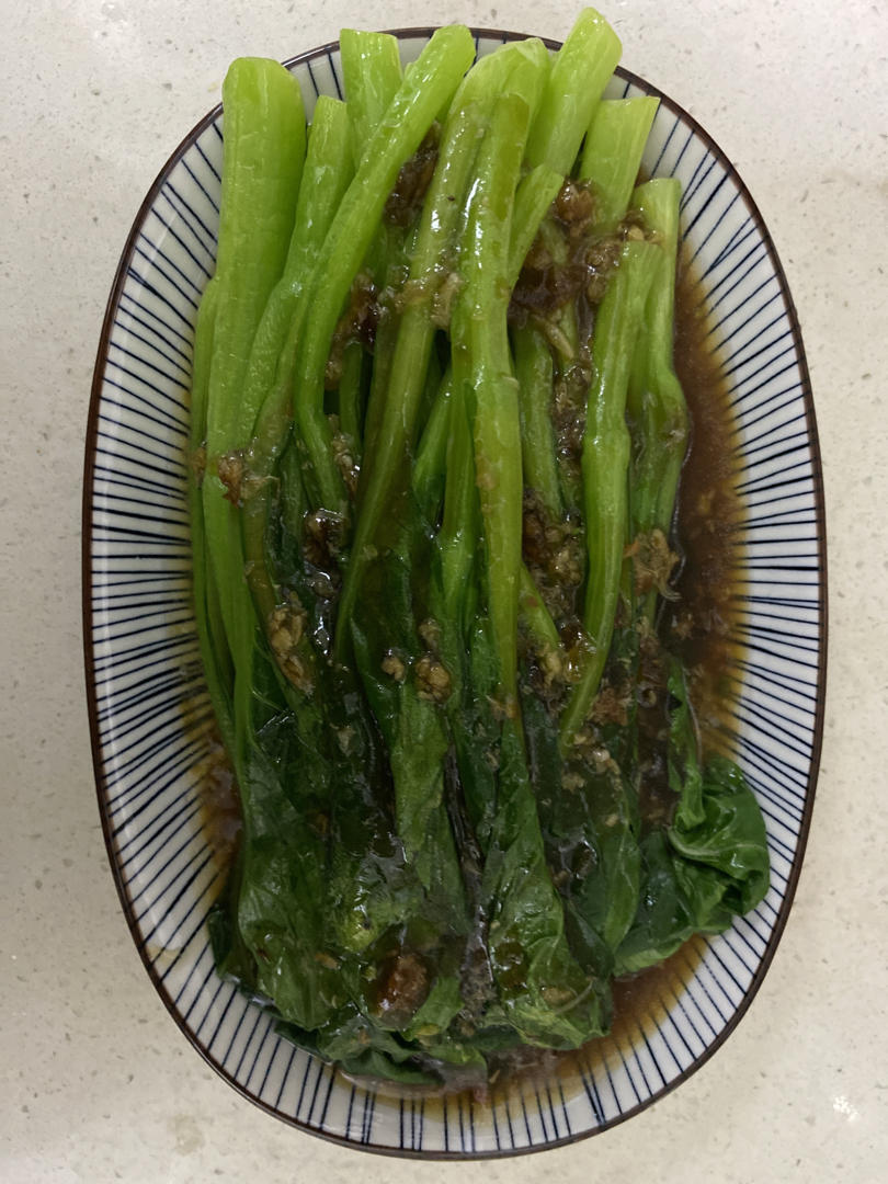 🔥比肉好吃的蒜蓉蚝油菜心！好吃不胖系列