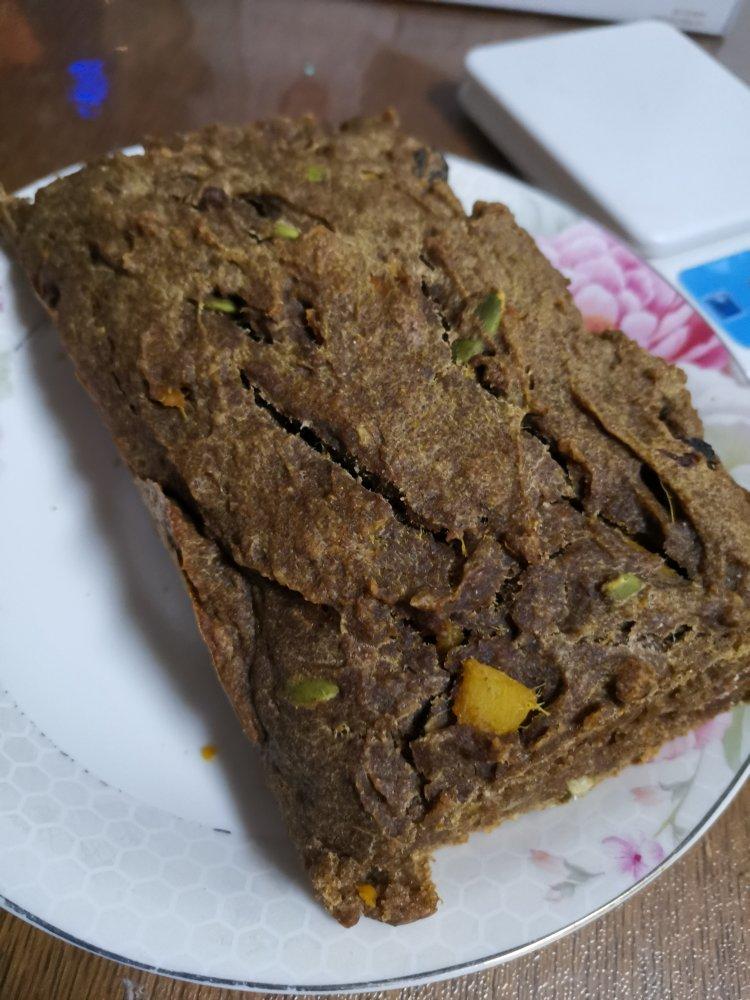 100%全麦南瓜核桃快手面包丨健康·烘焙