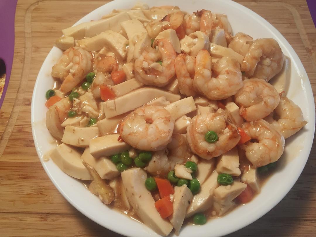 虾仁豆腐