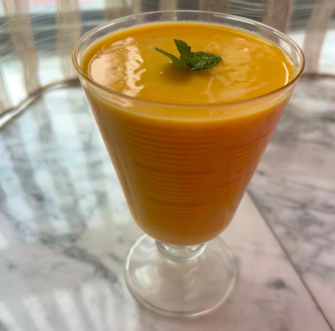 芒果牛奶03夏日饮品