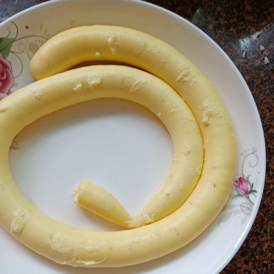 悦开心分享做的鸡蛋肠