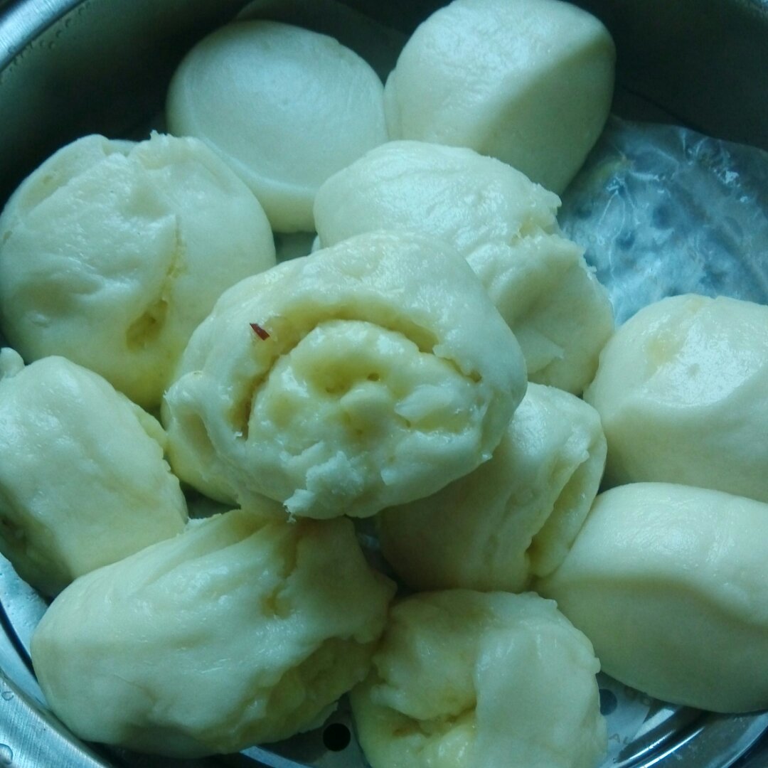 高筋面粉也能做出松软白馒头（酵头法）