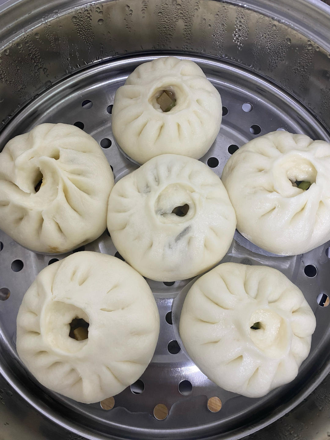 青椒茄子包子（完美包子皮，复刻包子店）