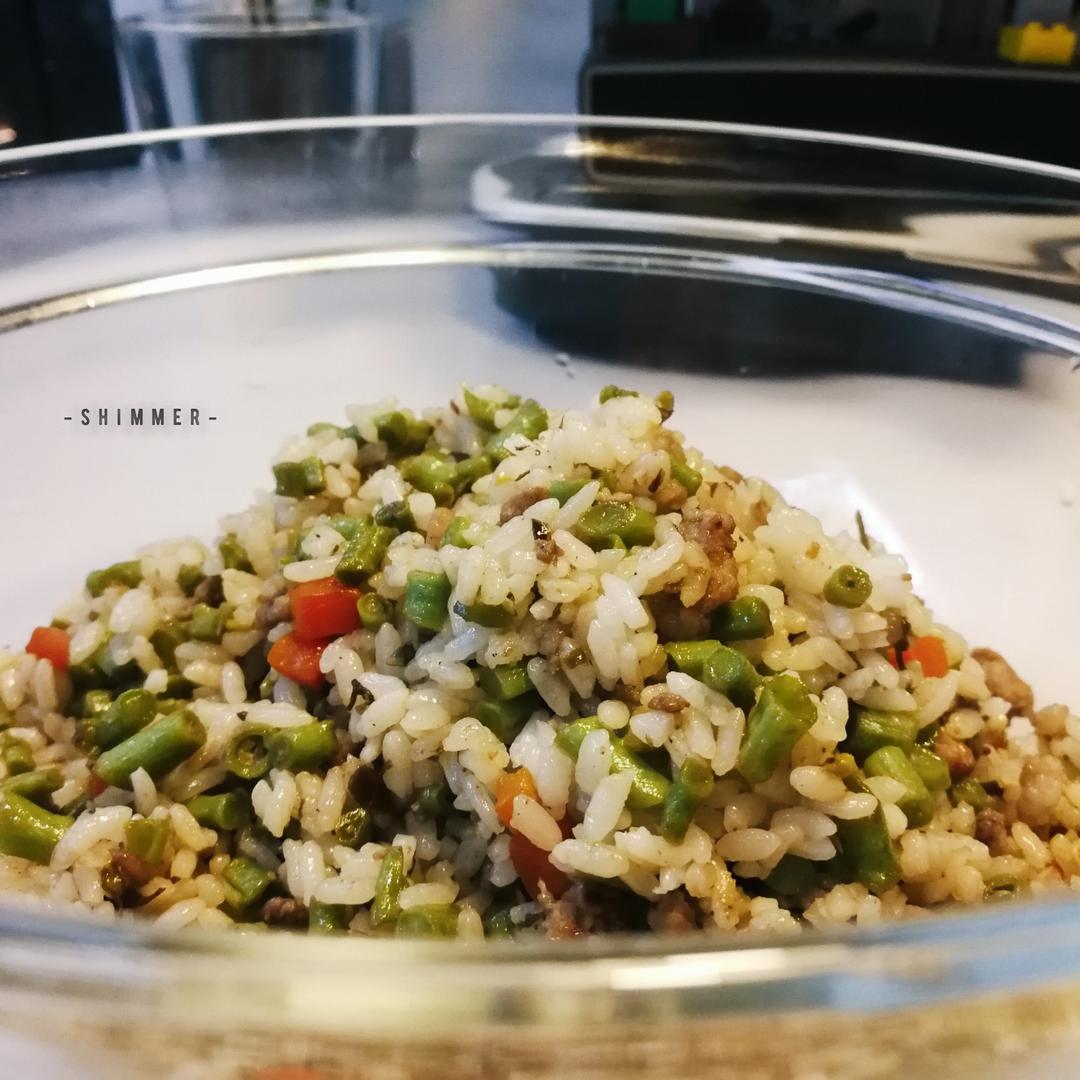 榄菜肉末四季豆