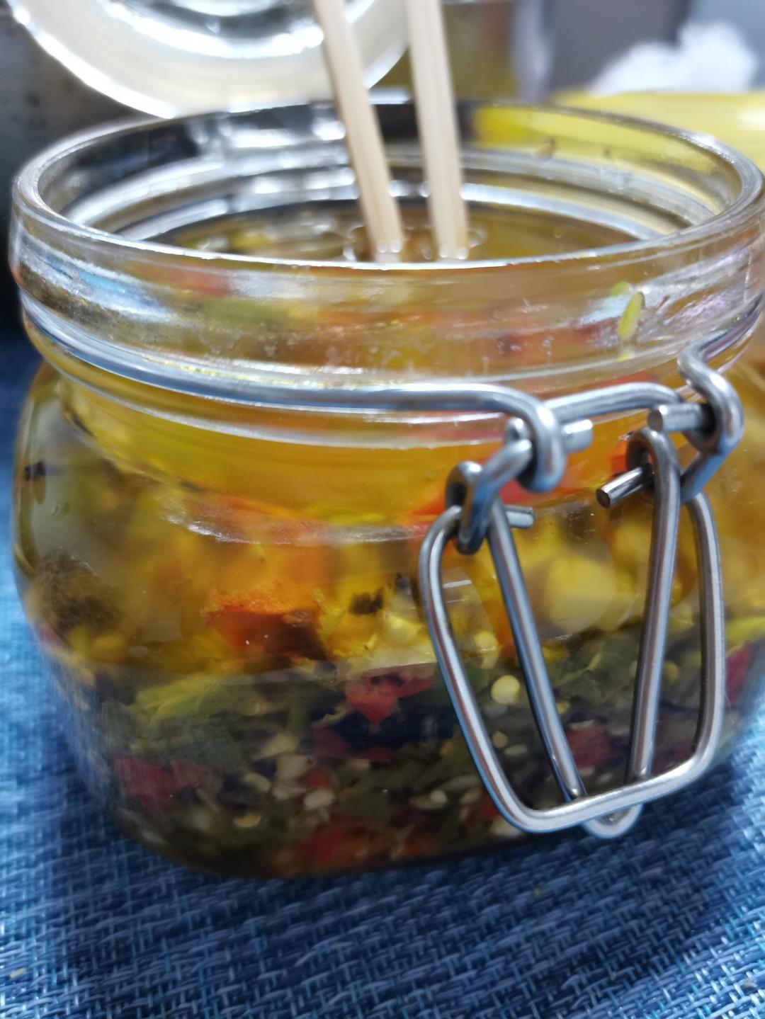 烧椒酱(吃豆花，拌凉菜)