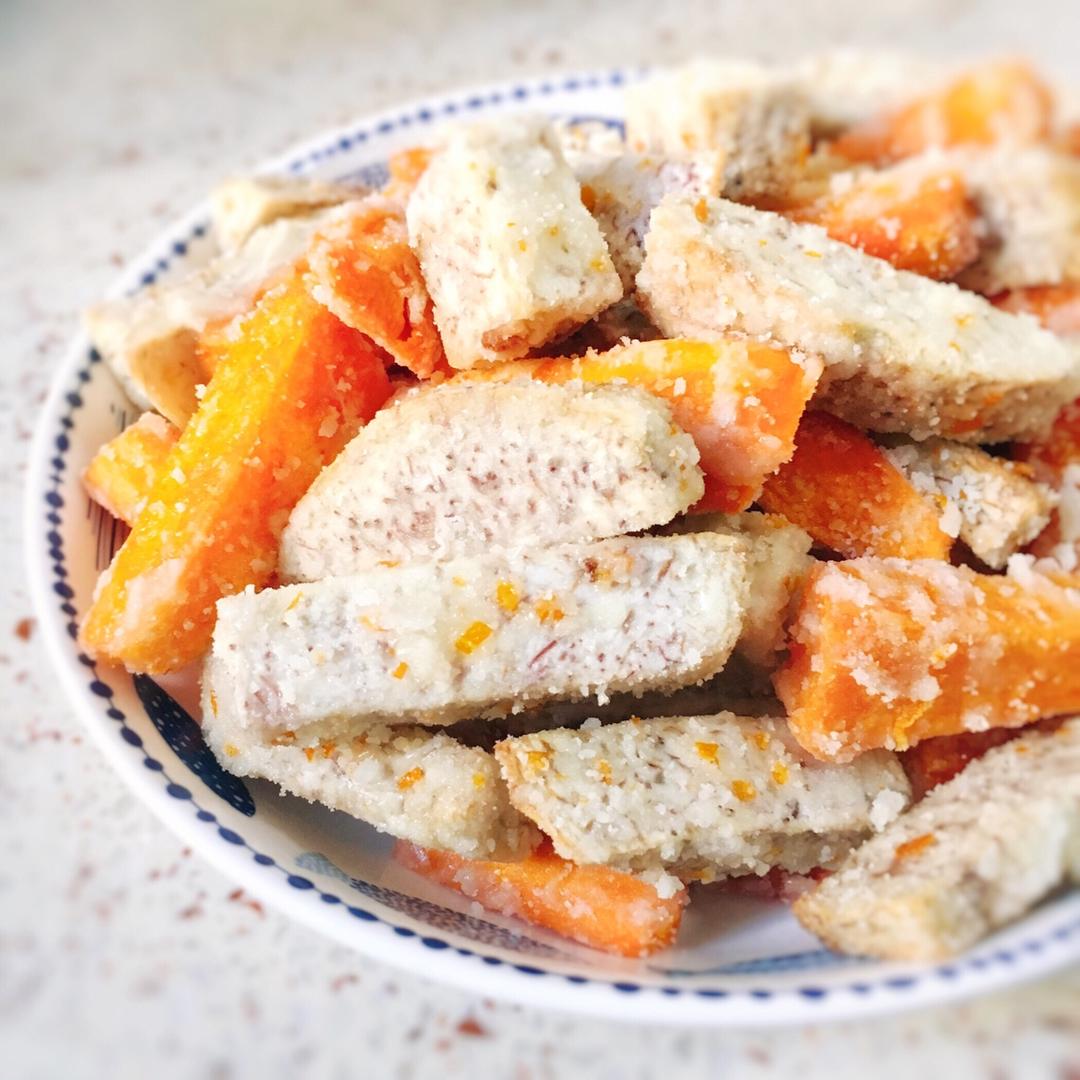 亦恒馨做的反砂芋头/番薯--橙香清新味