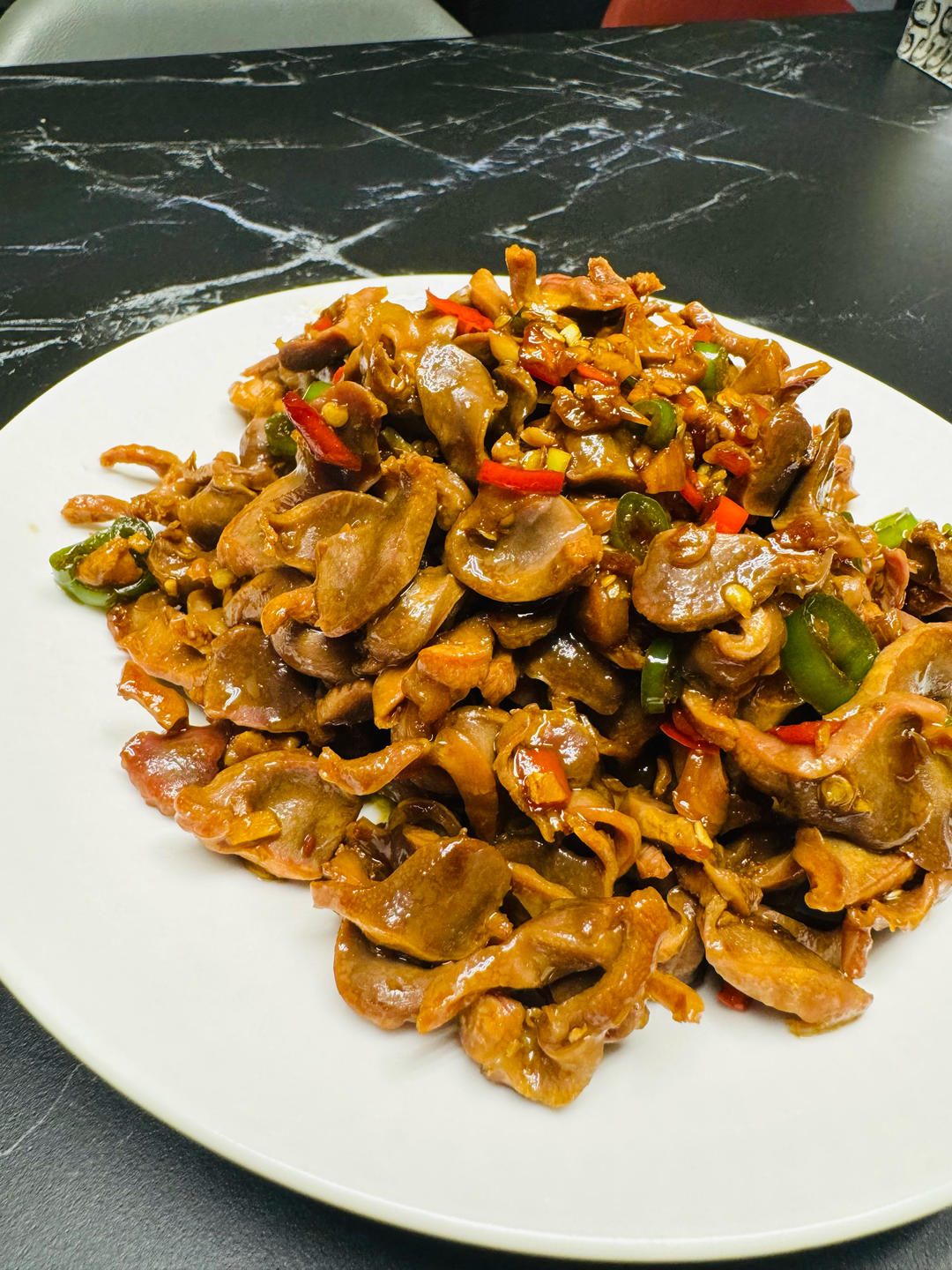 爆炒鸡胗
