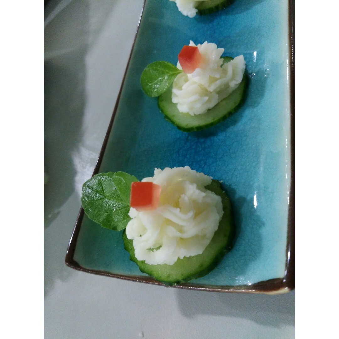 学会用土豆泥代替奶油做裱花