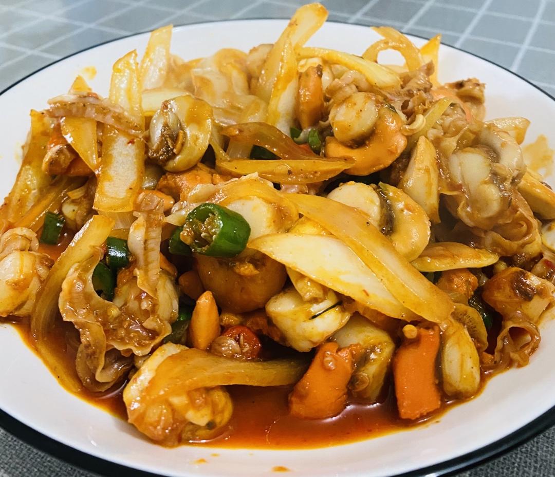 辣炒扇贝肉