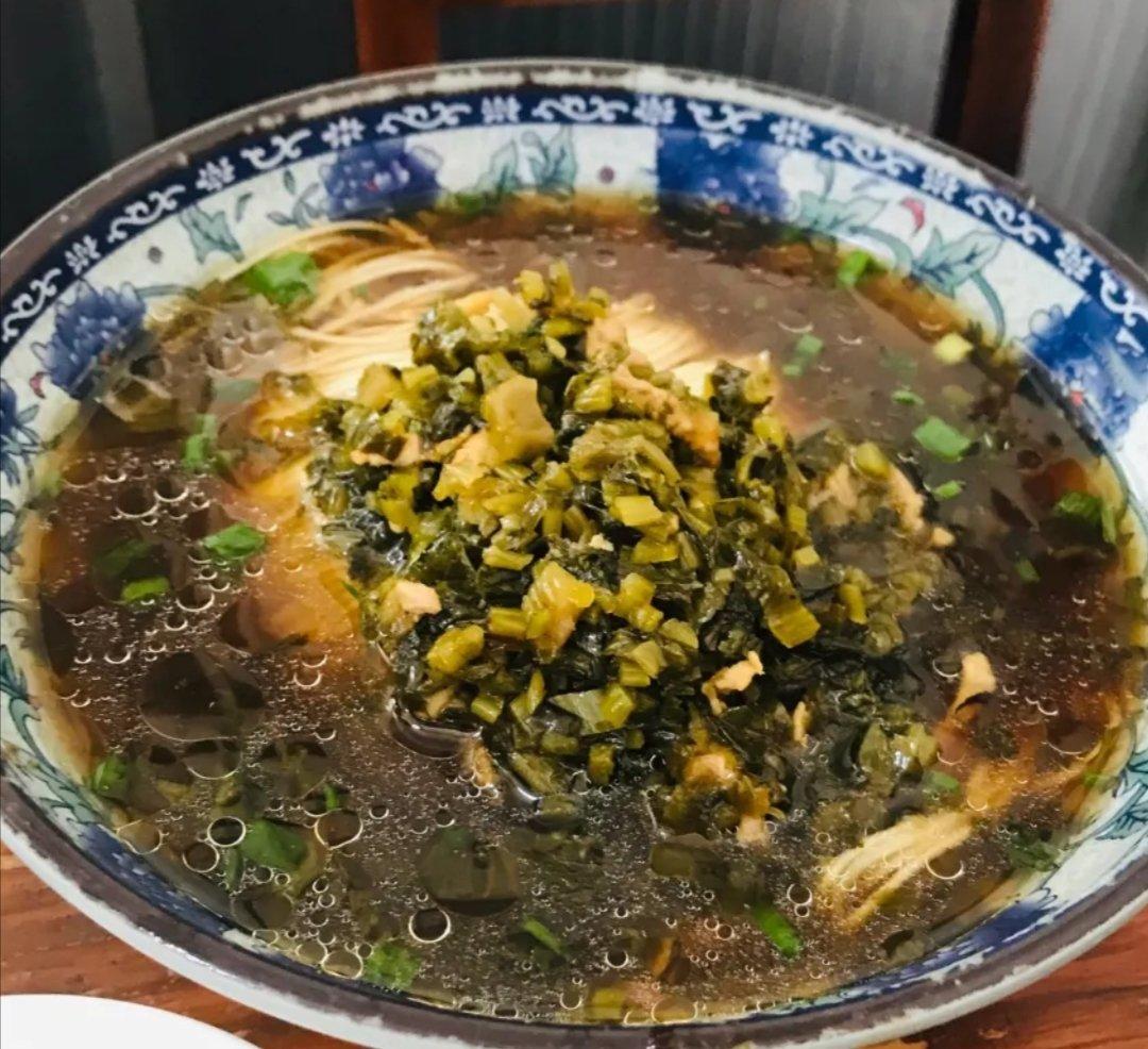 雪菜肉丝面