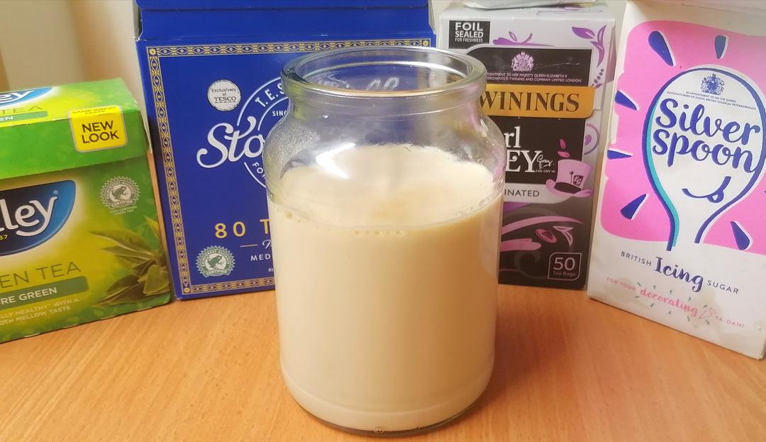 减脂也要天天喝der极简健康版甜咸双口味奶茶~的做法