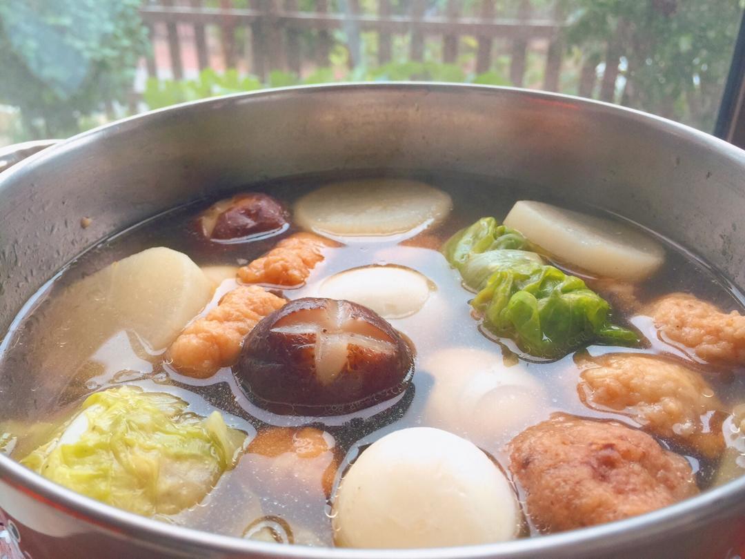 su852做的关东煮:日式高汤,甜不辣,福袋制作【曼食慢语】