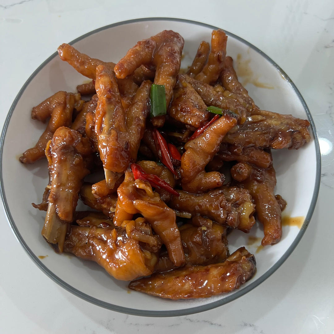 香辣烧鸡爪