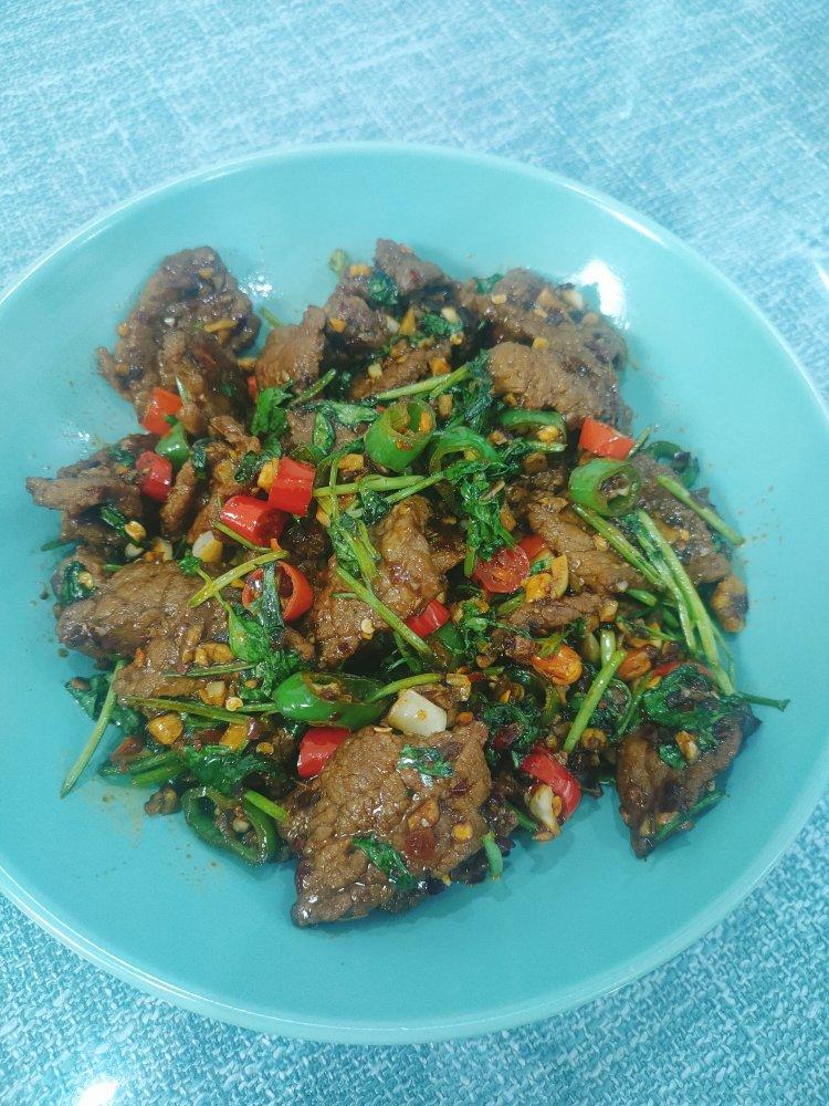 超级快手香菜拌牛肉