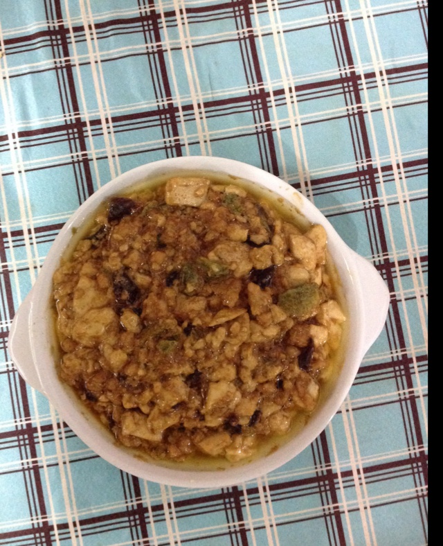 家常红烧肉末豆腐