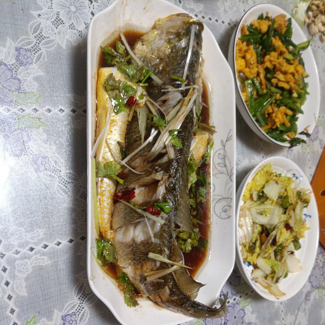 超入味清蒸鱼～清蒸鲈鱼桂花鱼（家常独创）