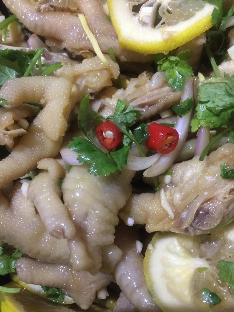 【柠檬酸辣鸡爪】自制超级无敌美味的网红鸡爪