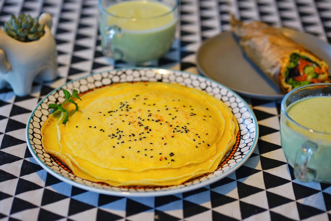 葱花蛋饼（快手营养早餐）