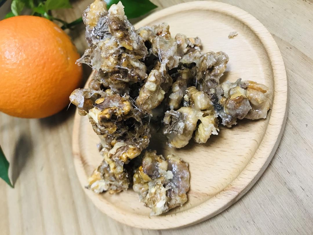 琥珀核桃仁，家庭熬糖小窍门，不翻砂不糊锅，不化不粘牙