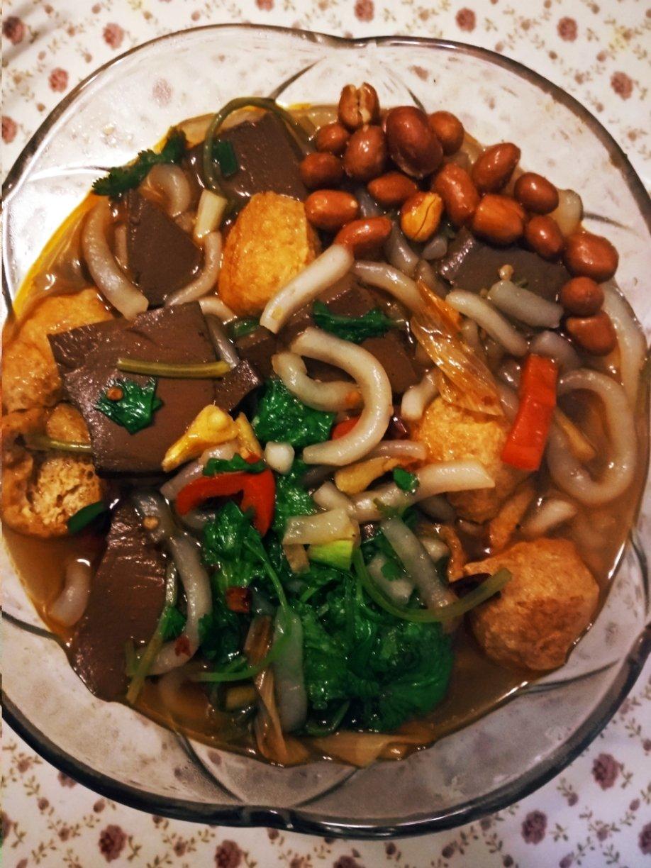 自制鸭血粉丝汤