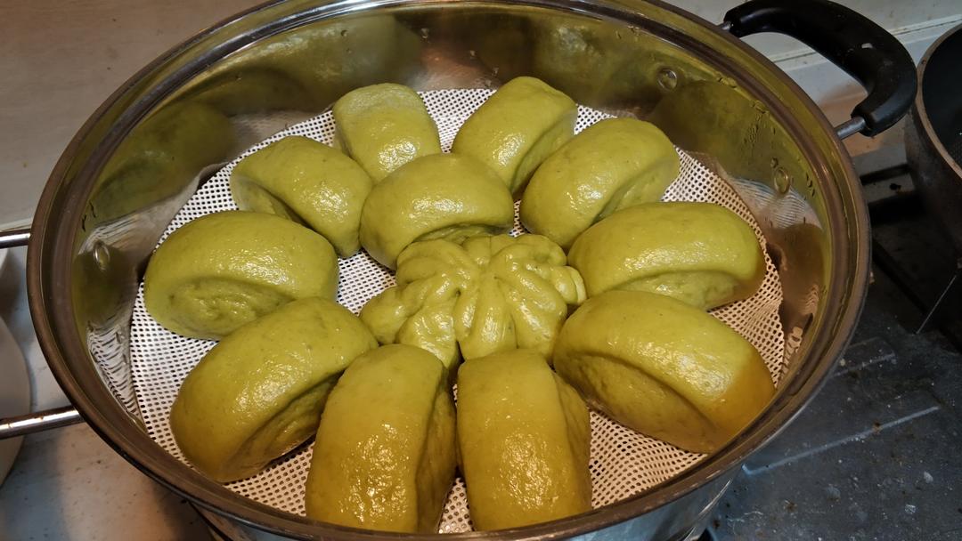 菠菜馒头的做法