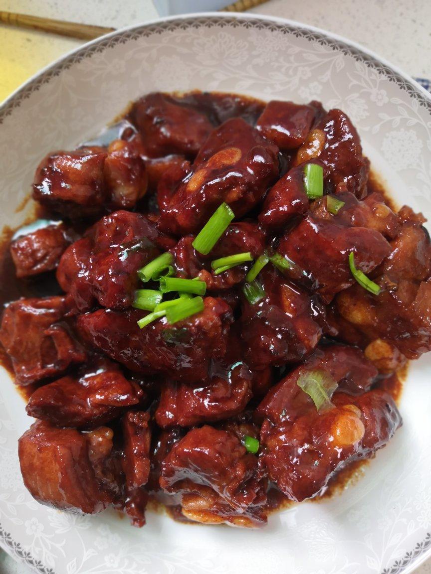 红腐乳烧排骨