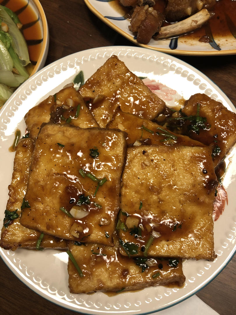 无敌好吃的香煎豆腐
