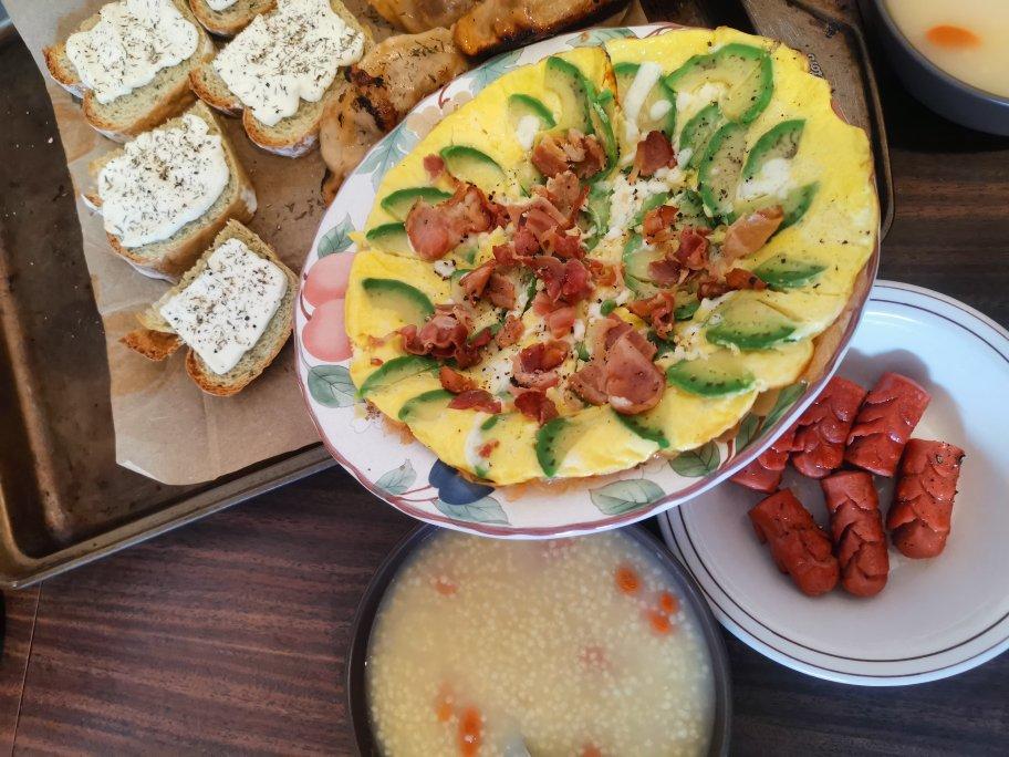 【低碳生酮】牛油果烘蛋🍳