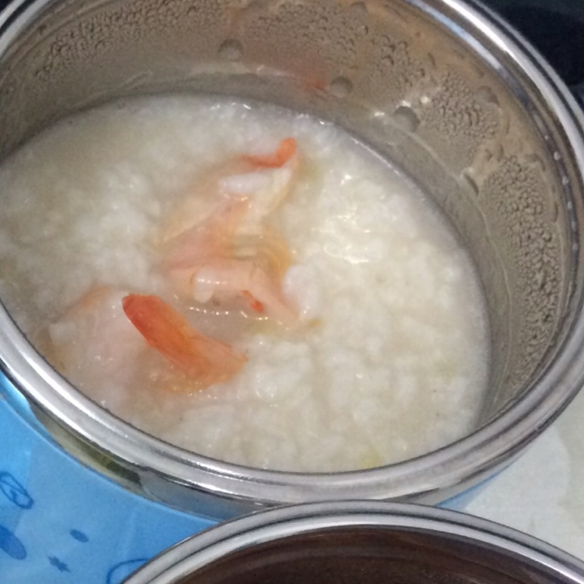 鲜虾砂锅粥