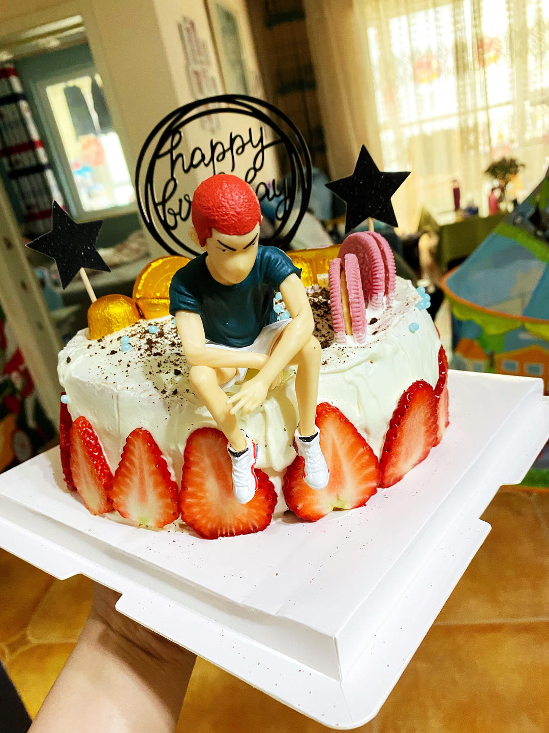 超级简单的味多美同款生日蛋糕（6寸），新手也能高度还原