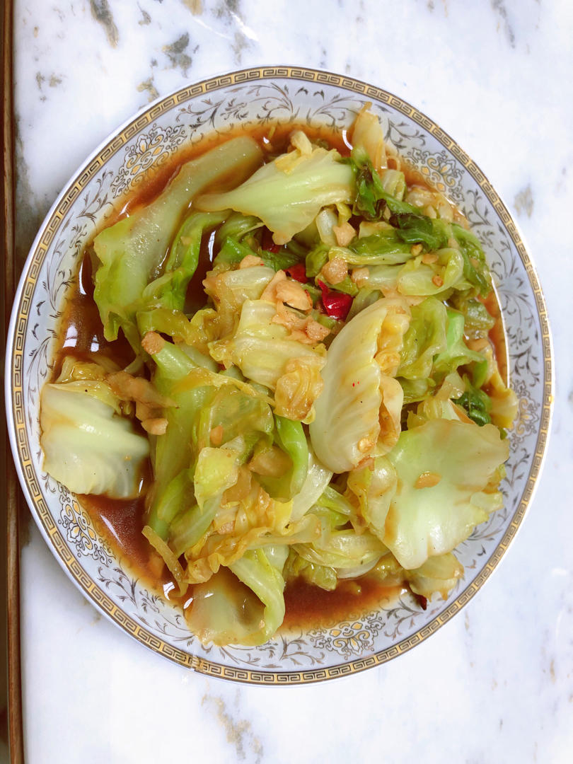 5分钟快手菜，手撕包菜