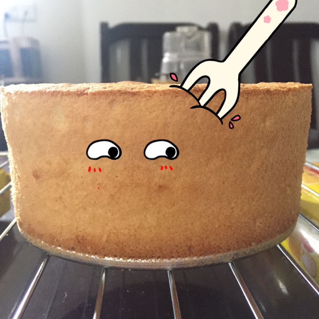 6寸戚风蛋糕（2蛋）