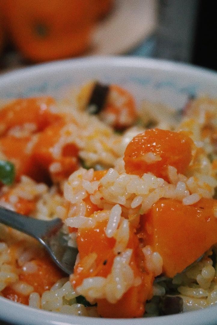 超乎意料之外&好吃的南瓜焖饭