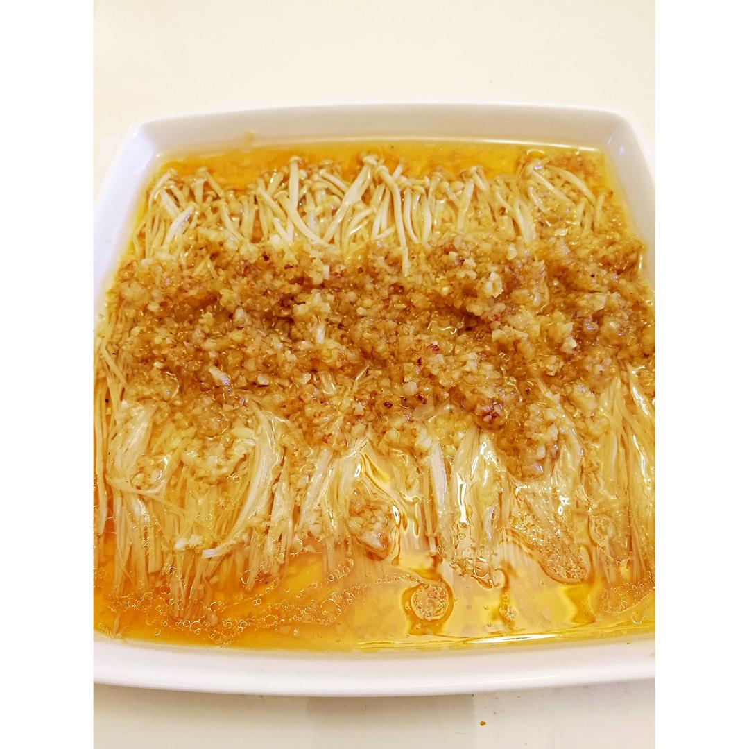 蒜蓉蒸金针菇