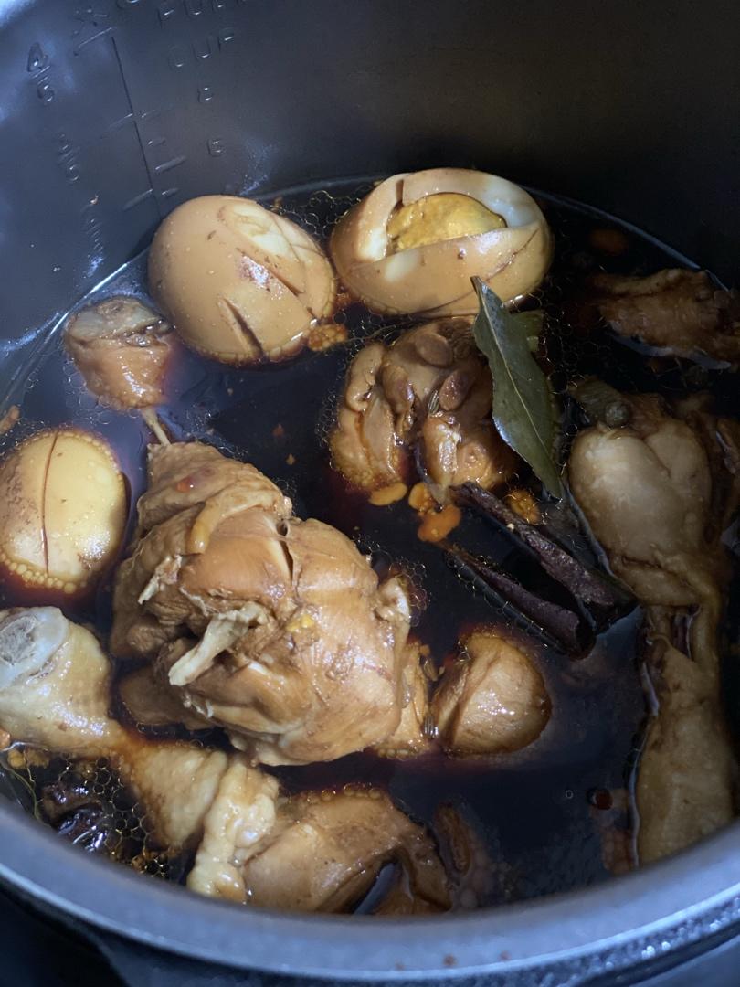 爆好吃的卤鸡腿 卤蛋❗电饭煲 炒锅都可以做~