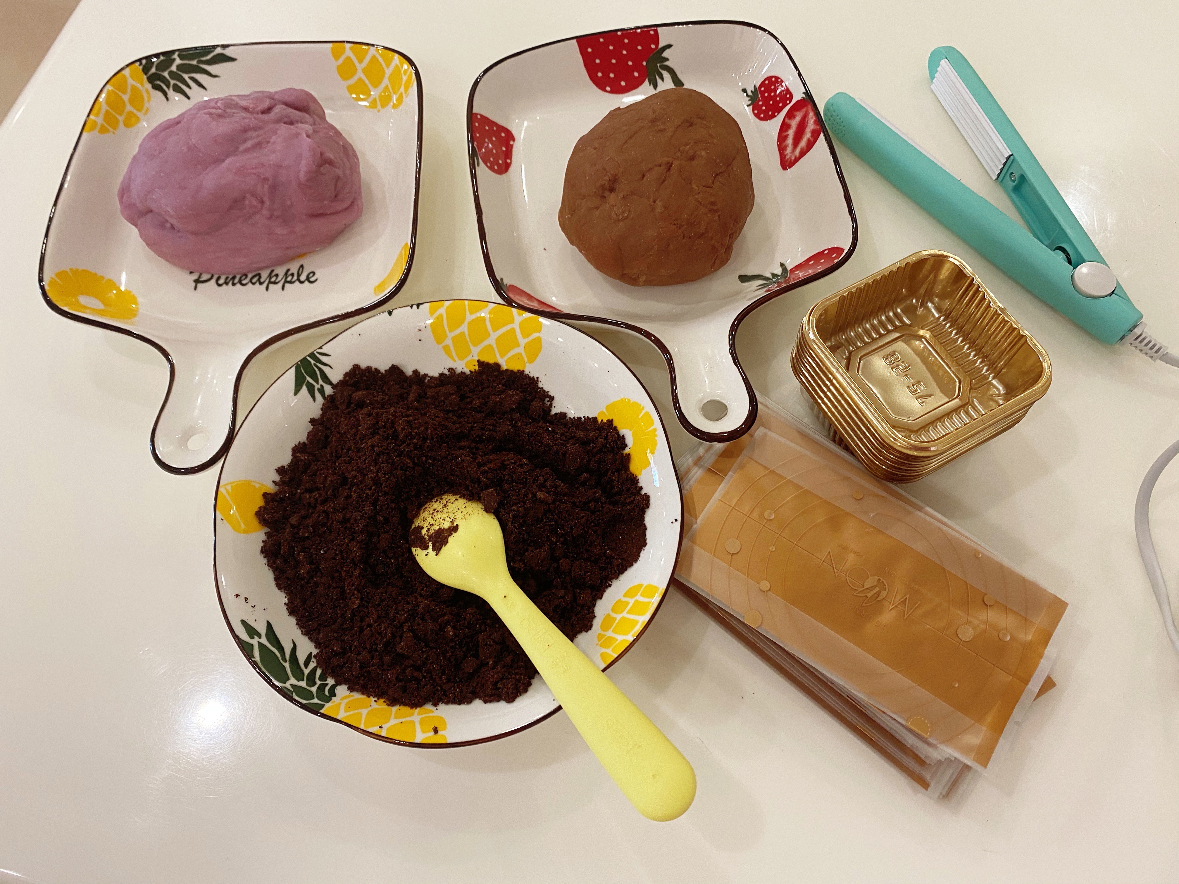 中秋节来做巧克力冰皮月饼吧（奥利奥馅）的做法 步骤4