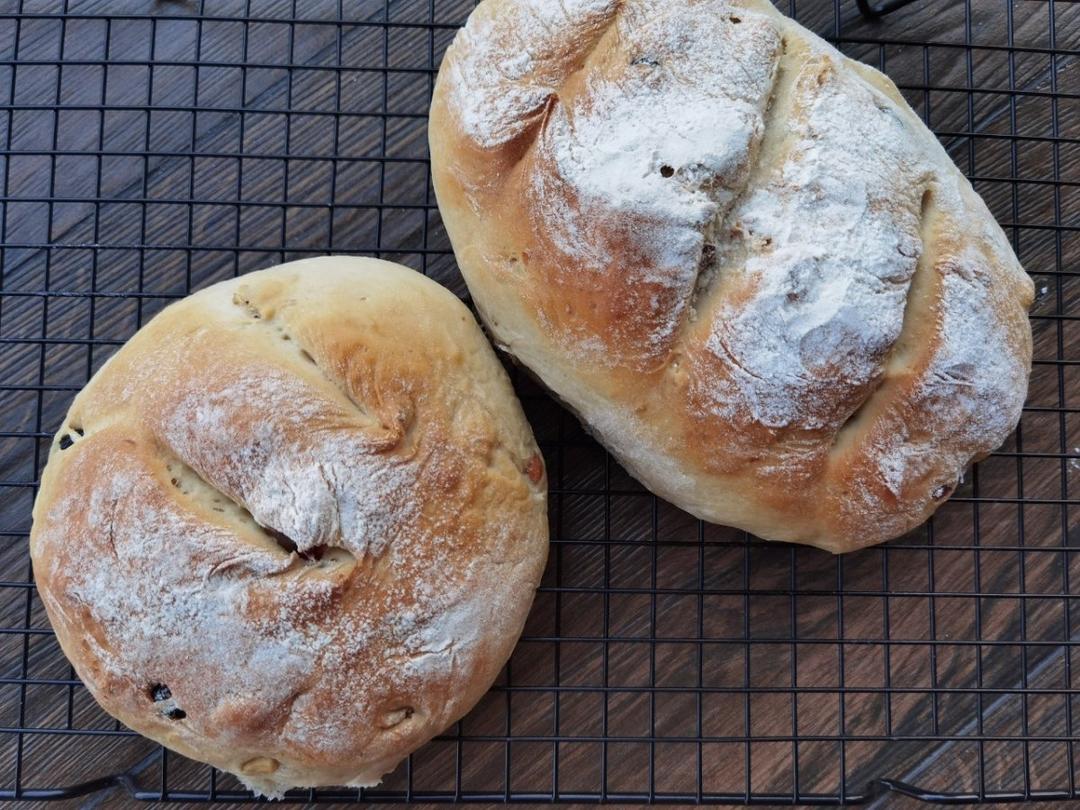 蔓越莓软欧包（揉面简单，橄榄油替代黄油更健康）