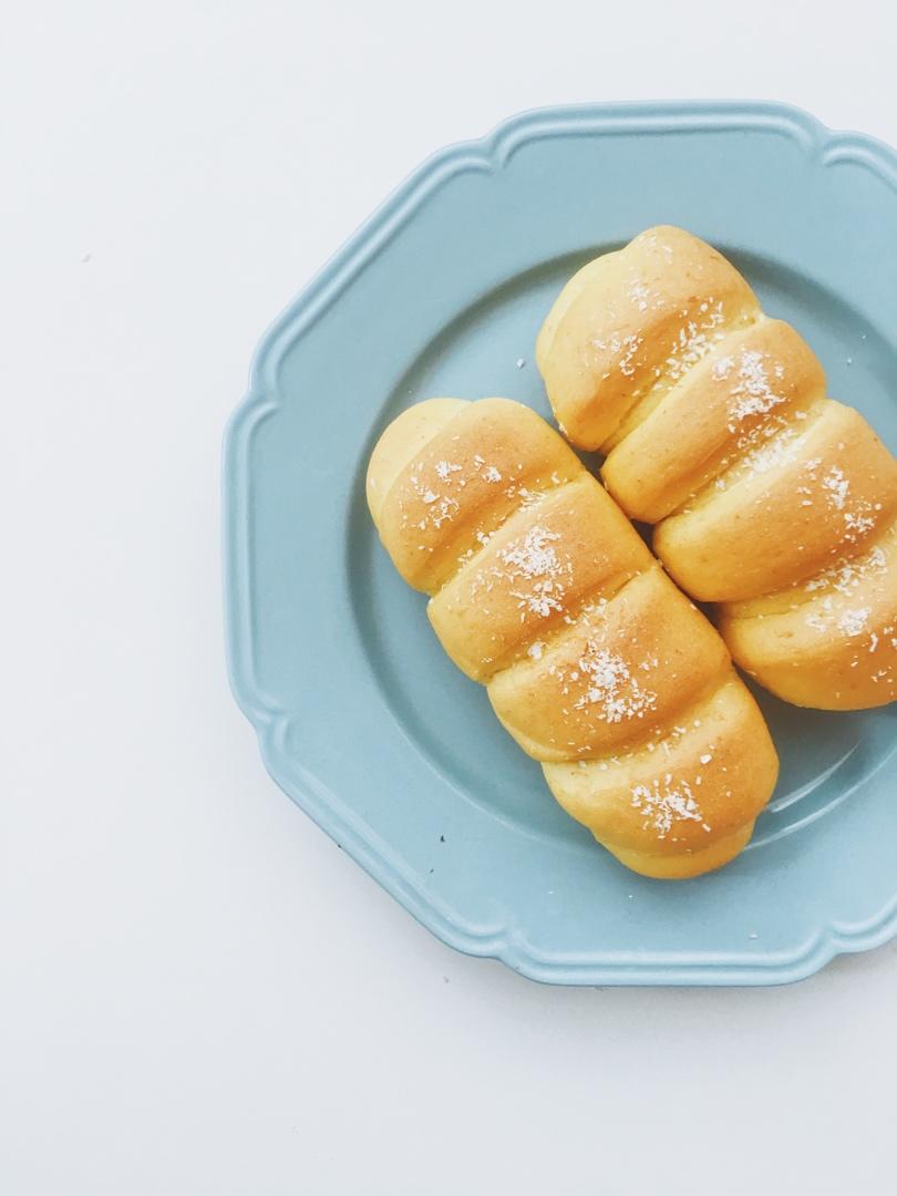 南瓜全麦肉松卷