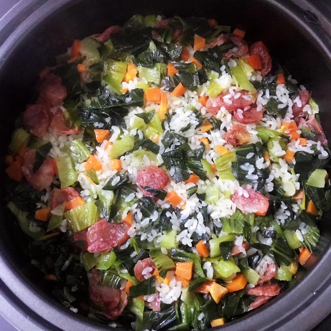 香肠菜饭（电饭煲版）