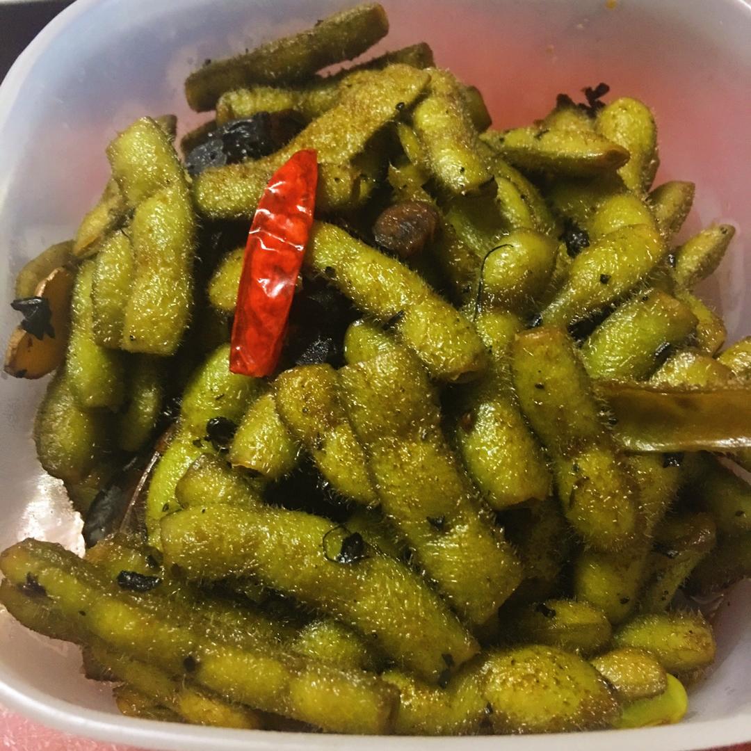 香辣煮毛豆.五香毛豆